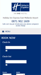 Mobile Screenshot of expresseastmidsairport.co.uk
